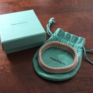 Tiffany & Co. sterling silver mesh bracelet